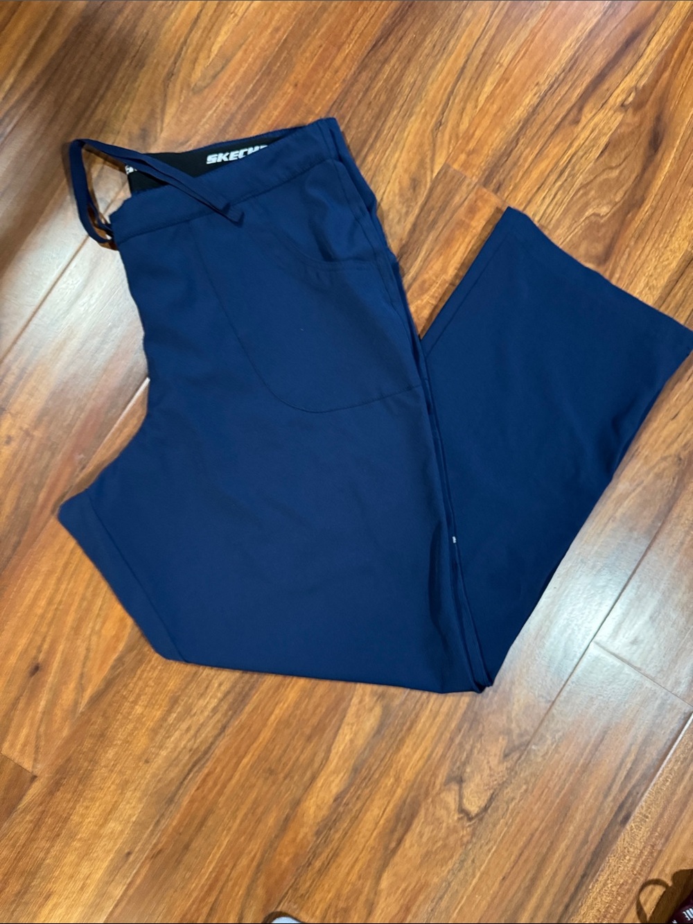 Skechers Navy Flare-Leg Active Pants